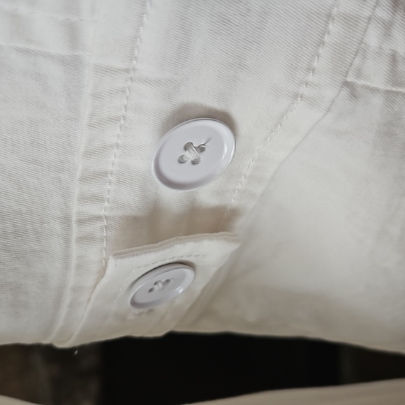 Talbots white Monk Neck Blazer Jacket - Picture 11 of 14